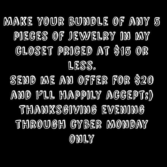 πJEWELRY SALEπEvery piece of jewelry priced $15 or less is 5/$20 - Picture 2 of 3